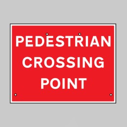 Re-Flex Sign - Pedestrian Crossing Point - 