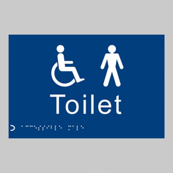 Braille - Toilet Gents / Disabled - 