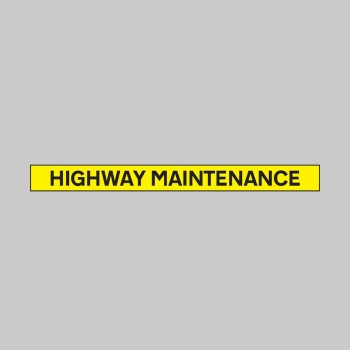 Highway Maintenance - Reflective Magnetic - 
