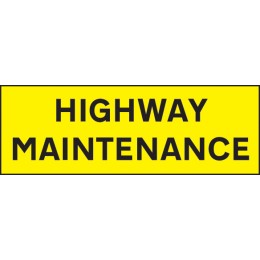 Highway Maintenance - Reflective Magnetic - 