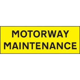 Motorway Maintenance - Reflective Magnetic - 