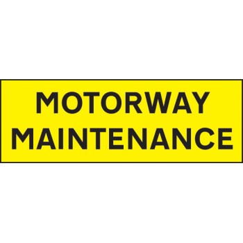 Motorway Maintenance - Reflective Magnetic - Motorway Maintenance - Reflective Magnetic -
