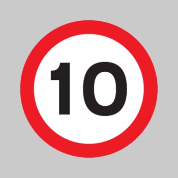 10mph - Class RA1 - Temporary - 