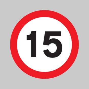 15mph - Class RA1 - Temporary - 