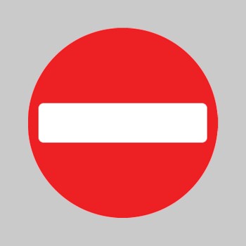 No Entry - Class RA1 - 