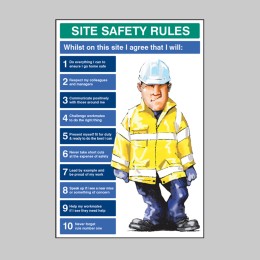Site Safety Rules - Whilst On Site I Agree to - 