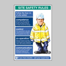 Site Safety Rules - The Four C's of Site Safety - 
