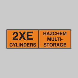 2XE Multi Cylinder Storage Placard - 
