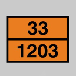 Petrol - Benzine ADR Plate - 
