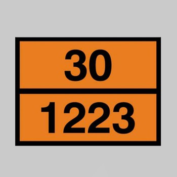 Kerosene Embossed ADR Plate - 