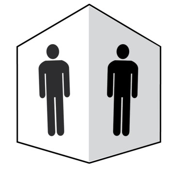 Gents Symbol - Projecting Signs - 