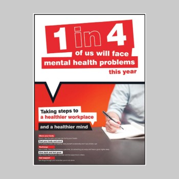 Taking Steps - Mental Health Poster - 