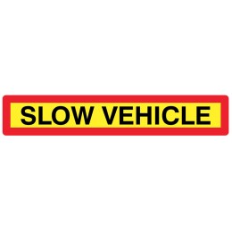 Slow Vehicle Panel - Long Length - 