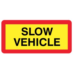 Slow Vehicle Panel - Short Length - 
