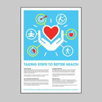 Taking Steps to Better Health - Poster - 