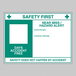 Safety First - Dry Wipe Board - 
