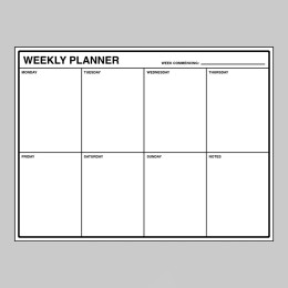 Weekly Planner - Dry Wipe Board - 