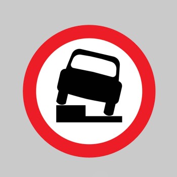 No Parking on Verge or Footway - Class RA1 and R2 - 