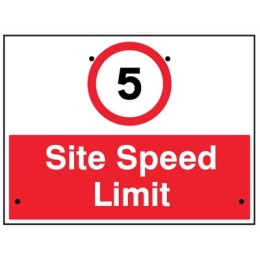 Re-Flex Sign - 5mph Site Speed Limit - 