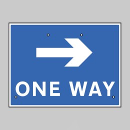 Re-Flex Sign - One Way Arrow Right - 