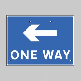 Re-Flex Sign - One Way Arrow Left - 