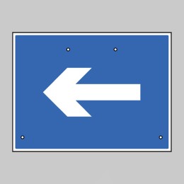 Re-Flex Sign - One Way Arrow Only - 