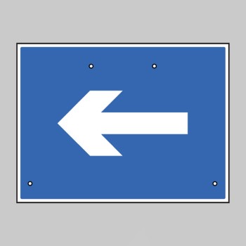 Re-Flex Sign - One Way Arrow Only - 