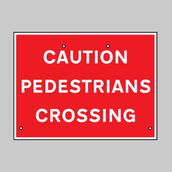 Re-Flex Sign - Caution - Pedestrians Crossing - 