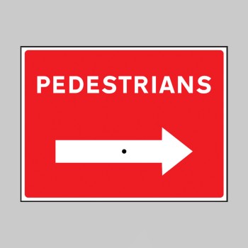 Pedestrians with Wing Nut Reversible Arrow - Pedestrians with Wing Nut Reversible Arrow -