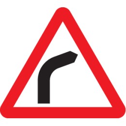 Bend Ahead - Right - 