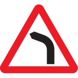 Bend Ahead - Left - 