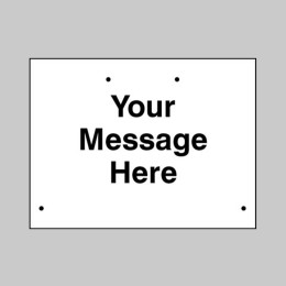 Your Message Here - Custom Re-Flex Sign - 
