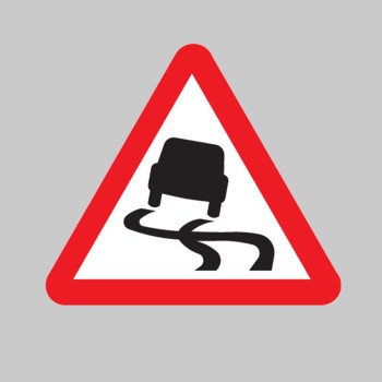 Slippery Road - Class RA1 - Temporary - 