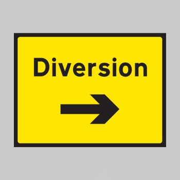 Diversion - Arrow Right - Class RA1 - Temporary - 