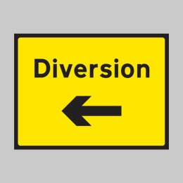 Diversion - Arrow Left - Class RA1 - Temporary - 