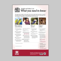 Health & Safety Law - Poster - 
