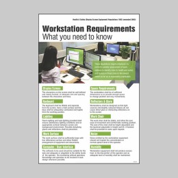 Display Screen Equipment Regulations 1992 - Poster - 