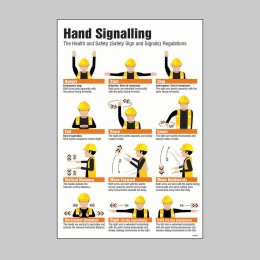 Hand Signalling Regulations - Poster - 