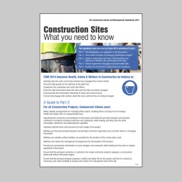 Construction (Design & Management) Regulations 2007 - Poster - 
