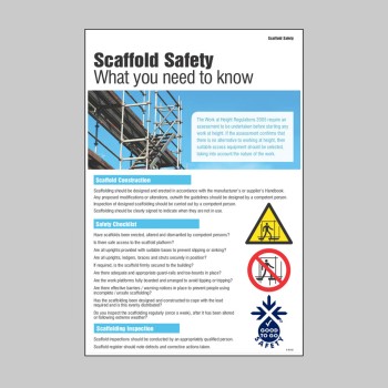 Scaffold Safety - Poster - 