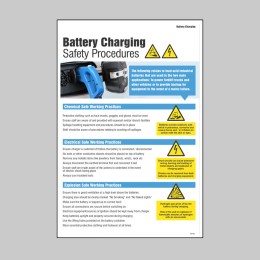 Battery Charging Safety Checklist - Poster - 