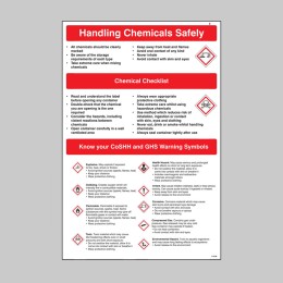 Handling Chemicals Safely - Poster - 