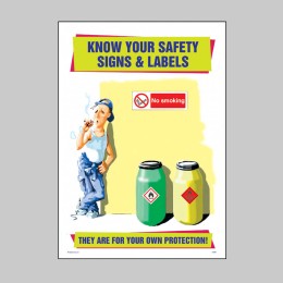 Know Your Safety Signs & Labels - Poster - 
