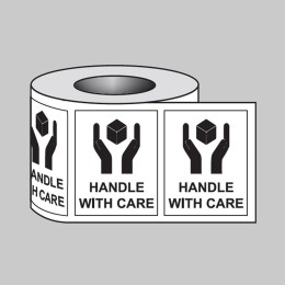 Handle with Care - Labels (Roll of 250) - 