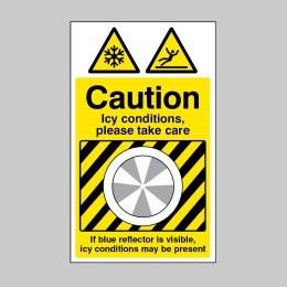 Ice Detector - Caution - Icy Conditions - 