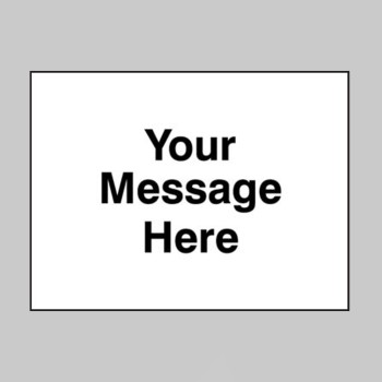 Your Message Here - Class RA1 - Rectangle - Temporary - 