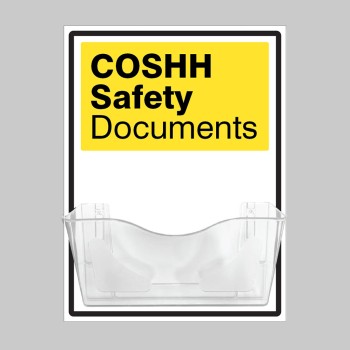 COSHH Safety - Document Holder - 