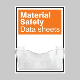 Material Safety Data Sheets - Document Holder - 