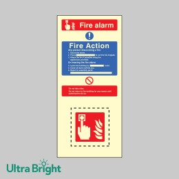 Fire Action & Call Point Set - Operate Alarm - Phone Brigade - Attack Fire - 