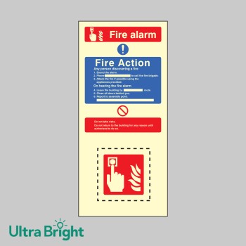 Fire Action & Call Point Set - Operate Alarm - Phone Brigade - Attack Fire - 
